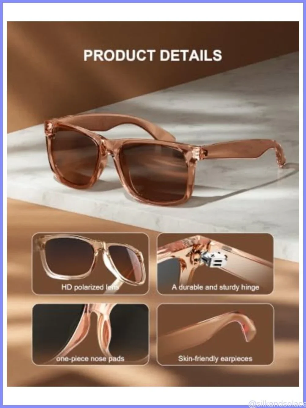 3 Pack Polarized Retro Sunglasses UV400 Full Frame for Driving Travel